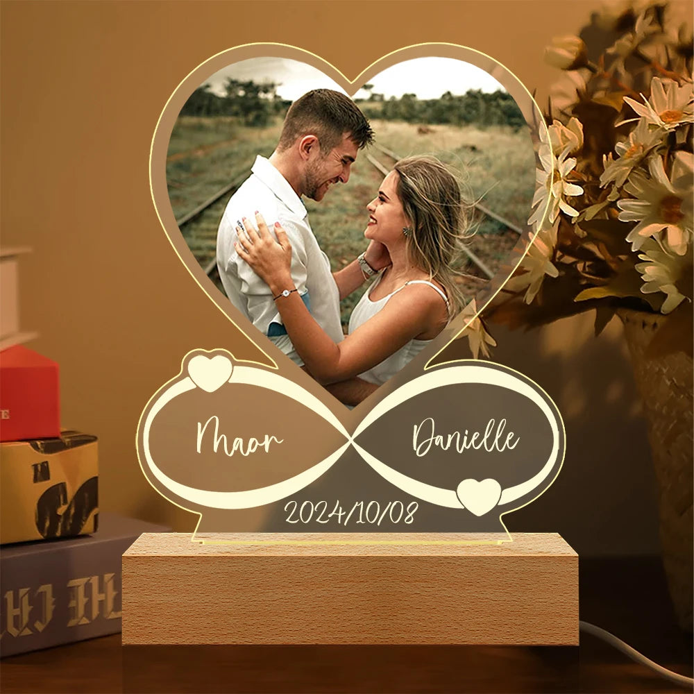 customizable love frame for photos valentines gift